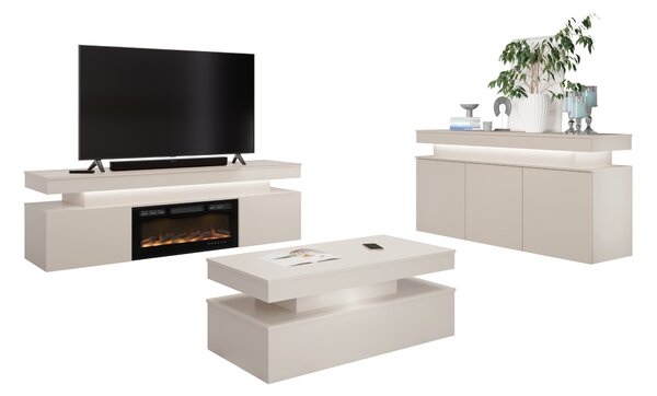 Set de living Monfero I, Cașmir, MDF, PAL laminat