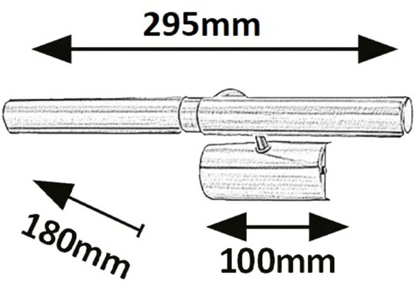 Rabalux Picture Light lampă de perete 2x40 W maro 3644