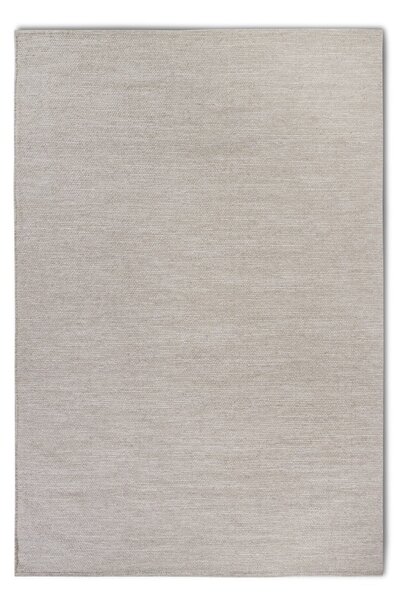 Covor bej țesut manual din amestesc de lână 80x150 cm Pradesh Linen White – Elle Decoration