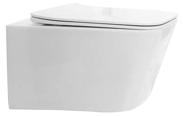 Vas WC suspendat W202, capac duroplast cu amortizor, rimless