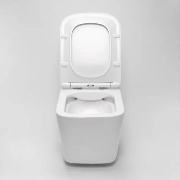 Vas WC suspendat W202, capac duroplast cu amortizor, rimless