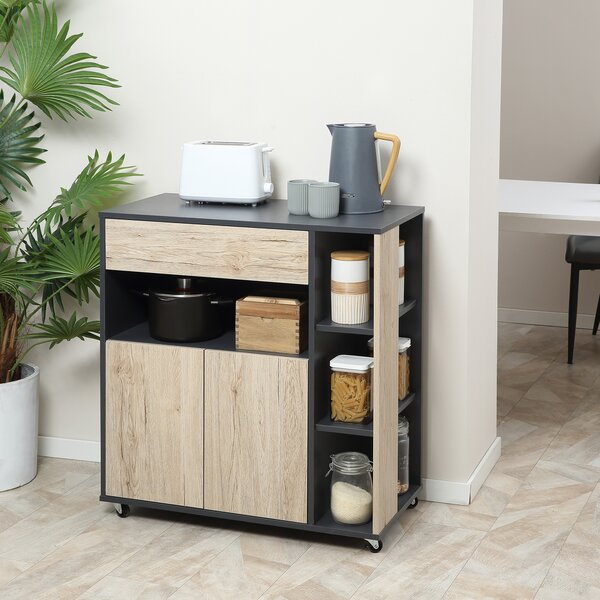 Mobilier de Bucătărie Multifuncțional HOMCOM, 80x39x86.5cm | Aosom Romania