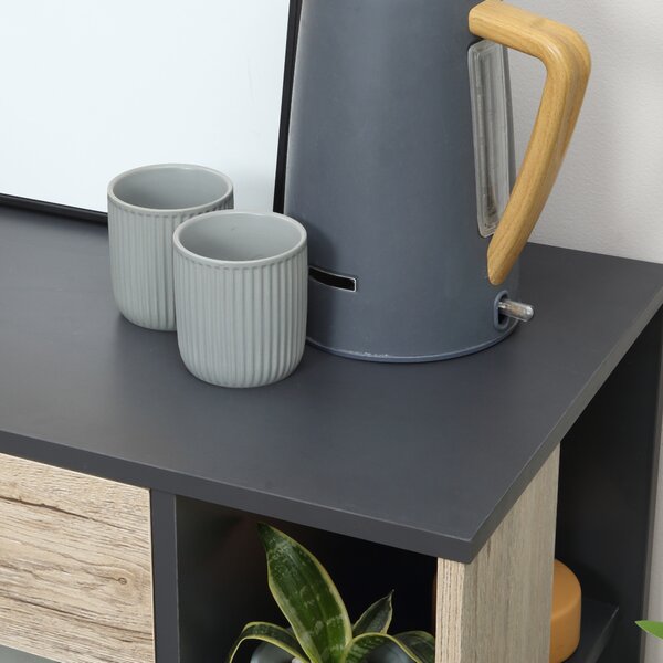 Mobilier de Bucătărie Multifuncțional HOMCOM, 80x39x86.5cm | Aosom Romania