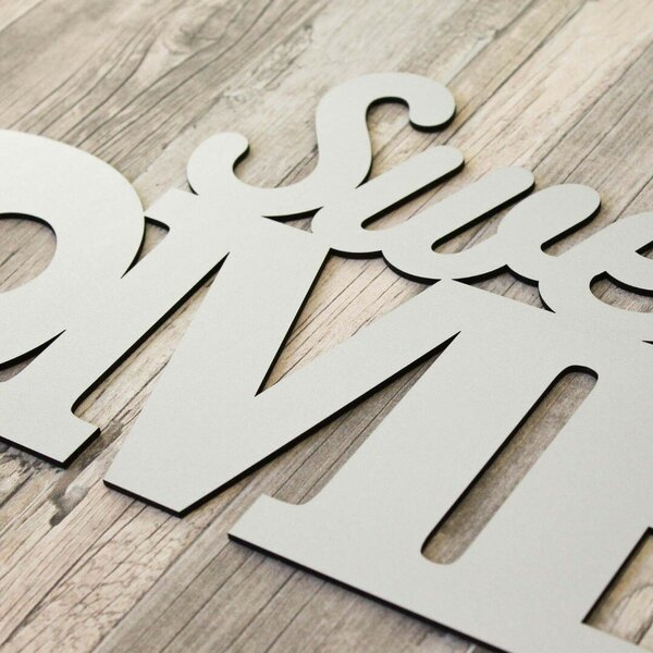DUBLEZ | Decorațiune din lemn pentru perete - Sweet Home