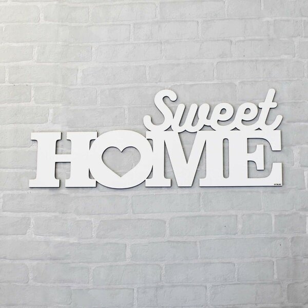DUBLEZ | Decorațiune din lemn pentru perete - Sweet Home