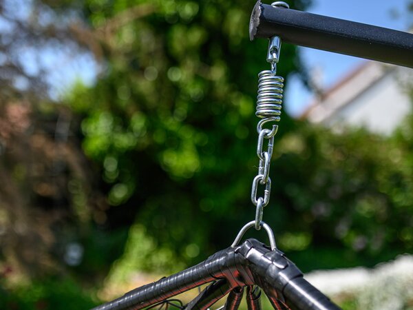Balansoar suspendat Culoare negru, KOKON cu suport