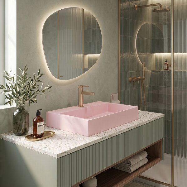 Lavoar pentru blat GOYA PINK 60CM
