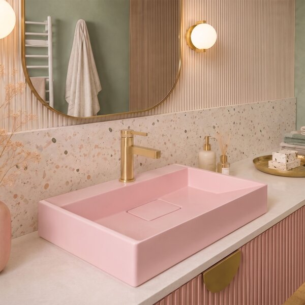 Lavoar pentru blat GOYA PINK 60CM