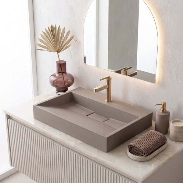 Lavoar din compozit Rea GOYA TAUPE 70CM