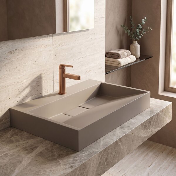 Lavoar din compozit Rea GOYA TAUPE 70CM