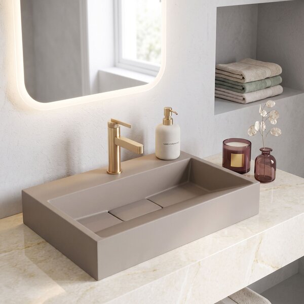 Lavoar din compozit Rea GOYA TAUPE 60CM