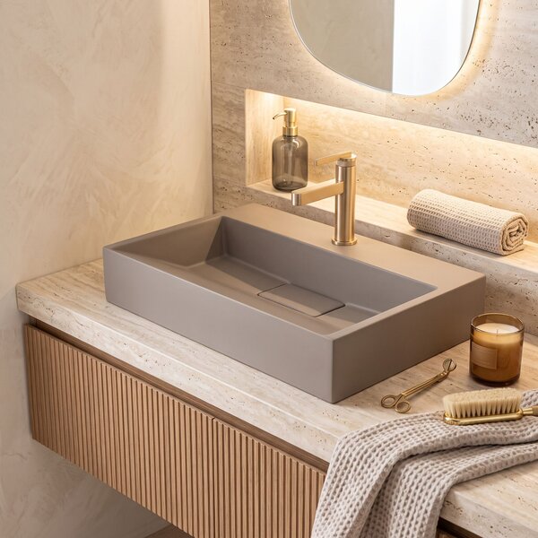 Lavoar din compozit Rea GOYA TAUPE 60CM
