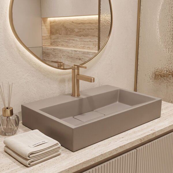 Lavoar din compozit Rea GOYA TAUPE 60CM