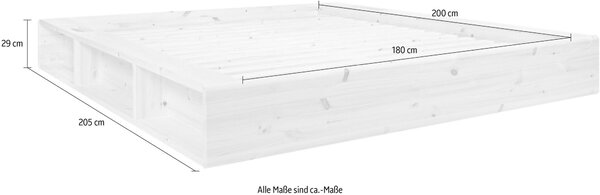 Karup Pat Ziggy natur 180/200 cm