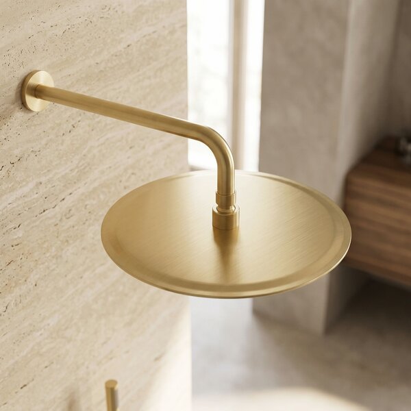 Cap de duș rotund REA JS-P014BG 30cm Brush Gold