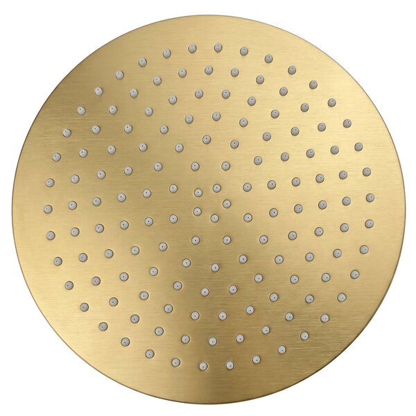 Cap de duș rotund REA JS-P014BG 30cm Brush Gold