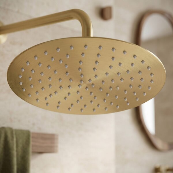 Cap de duș rotund REA JS-P014BG 30cm Brush Gold