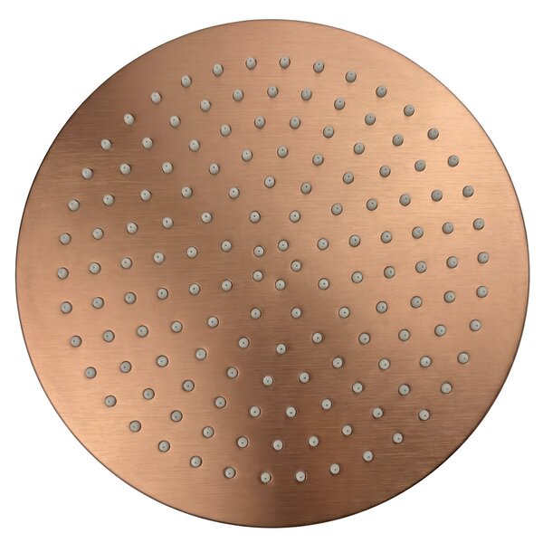 Cap de duș rotund REA JS-P014BRG 30cm Brush Copper