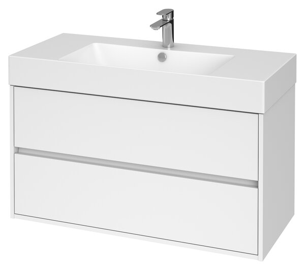 Cersanit Inverto lavoar 100x45 cm dreptunghiular mobilier-de blat alb luciu K671-007
