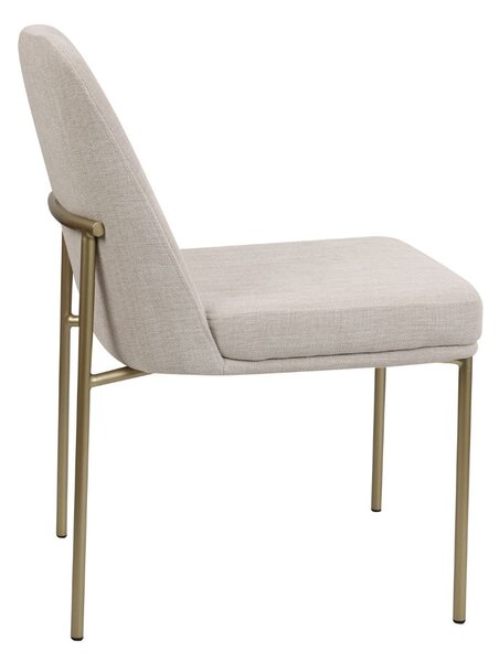 Scaun de dining Zafiro, picioare aurii