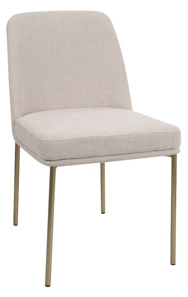 Scaun de dining Zafiro, picioare aurii