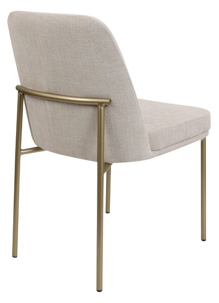 Scaun de dining Zafiro, picioare aurii