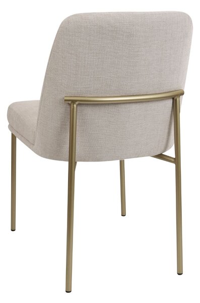 Scaun de dining Zafiro, picioare aurii