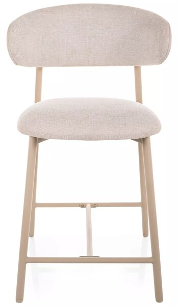 Scaun de bar ELONE, casmir/bej deschis