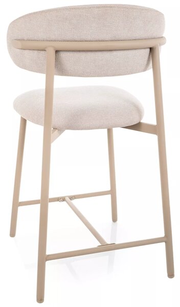 Scaun de bar ELONE, casmir/bej deschis