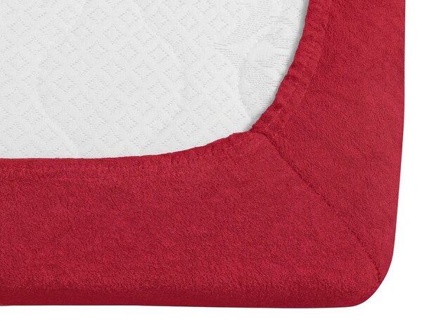 Cearsaf Frote PREMIUM rosu 180x200 cm