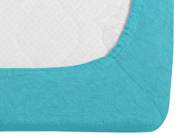 Cearsaf frotir PREMIUM turcoaz 160x200 cm