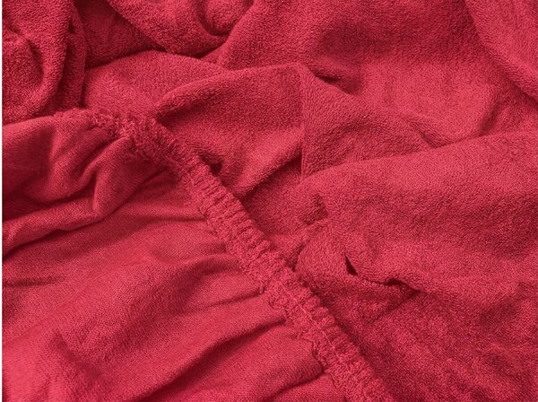 Cearsaf Frote PREMIUM rosu 180x200 cm