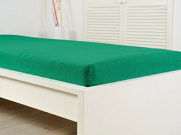 Cearsaf frote pentru patut copii PREMIUM 60x120 cm mentol