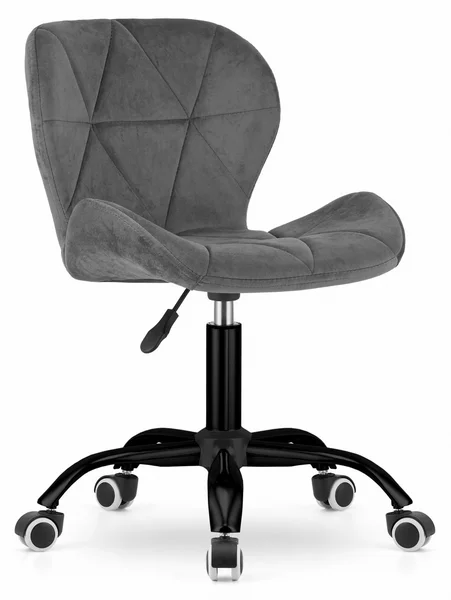Scaun de birou gri NOTO VELVET