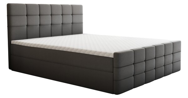 KONDELA Pat boxspring, 140x200, gri, BEST