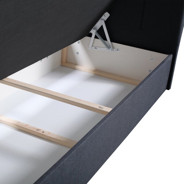 KONDELA Pat boxspring, 140x200, gri, BEST