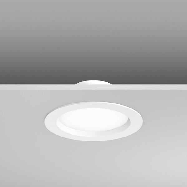 RZB HB 801 LED de încastrat IP54 Ø19cm 16W, Alb, Baie, Metal, Modern, Plafon încastrat