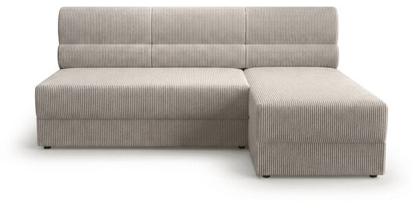Coltar extensibil de colt TAVERO SLIM, bej deschis, reversibil, 201x140 cm