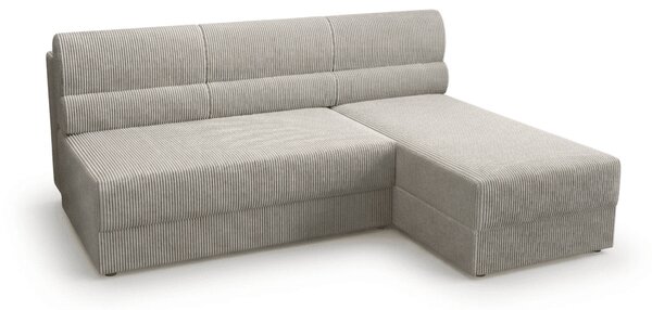Coltar extensibil de colt TAVERO SLIM, bej deschis, reversibil, 201x140 cm