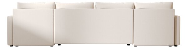 Coltar extensibil in forma de U VENORIA, crem, 285x146 cm + 2 perne GRATUIT