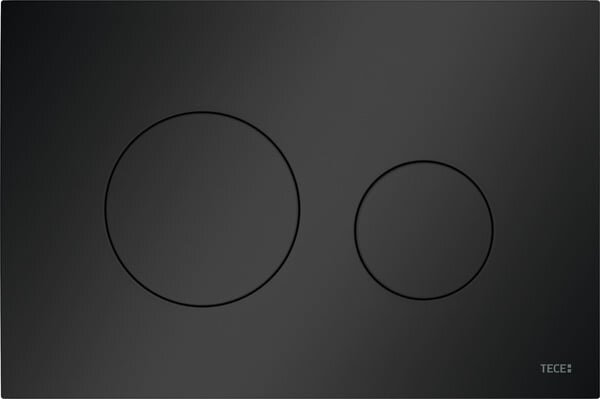 Tece Loop buton de spălare pentru WC negru 9240925