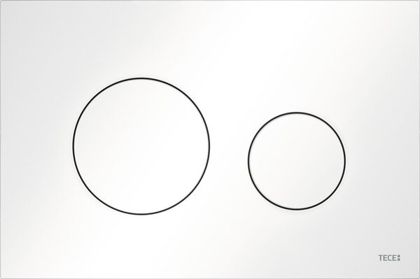 Tece Loop buton de spălare pentru WC alb 9240920