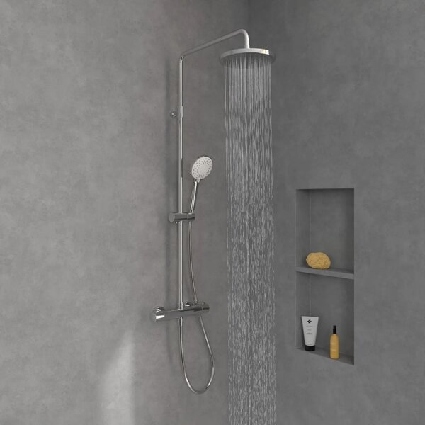 Coloana de dus cu termostat ,Villeroy & Boch Universal Showers, crom