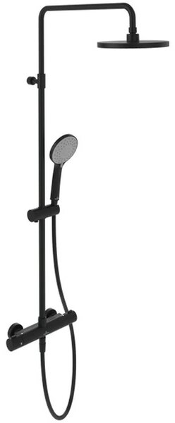 Coloana de dus cu termostat ,Villeroy & Boch Universal Showers, negru mat