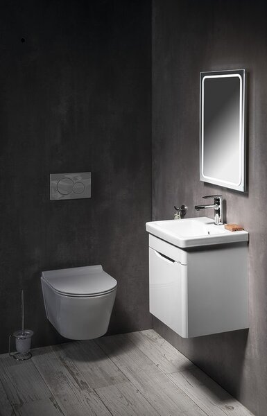 Sapho Sapho, Lavoar patrat din ceramica CITY 40x18x35cm, KE040