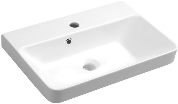 Sapho Thalie lavoar 55x37 cm dreptunghiular clasică-mobilier alb luciu TH11055