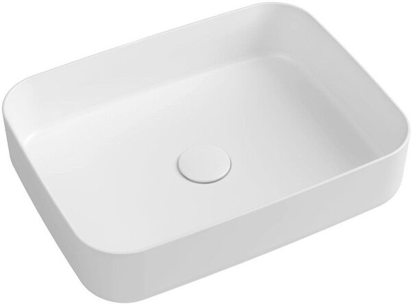 Isvea Infinity lavoar 50x36 cm dreptunghiular de blat alb luciu 10NF65050