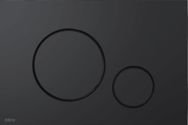 Alca Thin buton de spălare pentru WC negru M678