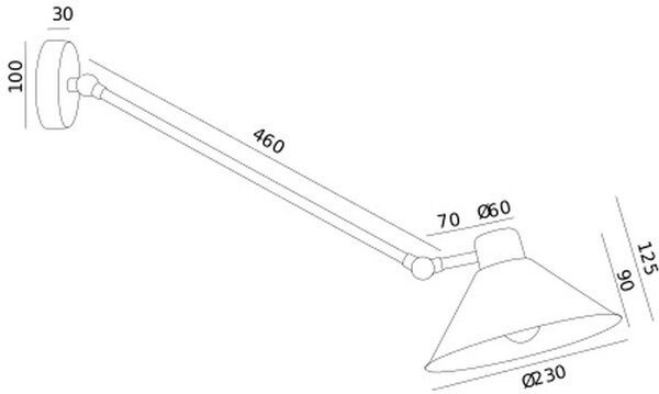 Argon Altea lampă de perete 1x15 W alb 4071
