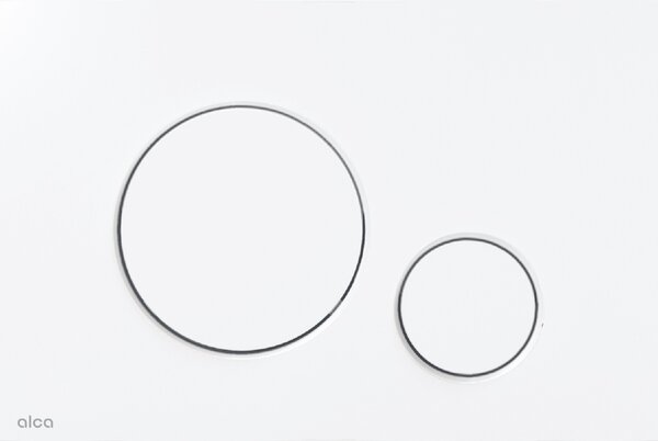Alca Thin buton de spălare pentru WC alb M670